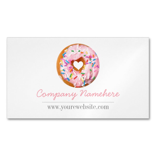Carte De Visite Magnétique Donut (devant)