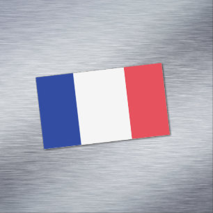 Carte De Visite Magnétique Drapeau de France