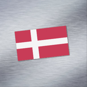 Carte De Visite Magnétique Drapeau du Danemark