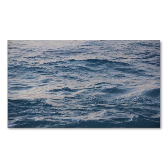 Carte De Visite Magnétique Eau de mer de près  (devant)