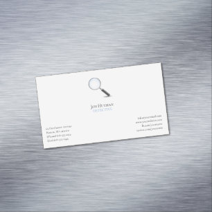 Carte De Visite Magnétique Enquête privée   Inspecteur professionnel