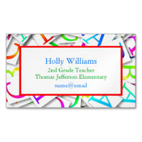 Enseignant coloré Professionnel