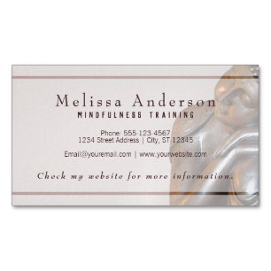 Carte De Visite Magnétique Entraînement de conscience Guérison pacifique Boud