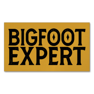 Carte De Visite Magnétique Expert Bigfoot