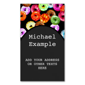 Carte De Visite Magnétique Faites passer le motif sans soudure + votre backgr