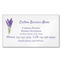 Fleur de jardin mauve mauve lavande personnalisée