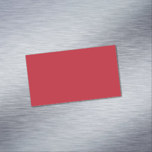 Carte De Visite Magnétique Fond Rouge Foncé 