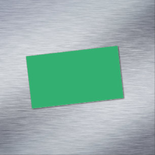 Carte De Visite Magnétique Fond vert uni