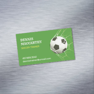Carte De Visite Magnétique Football