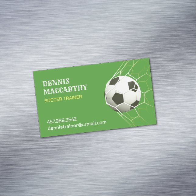 Carte De Visite Magnétique Football (In Situ)