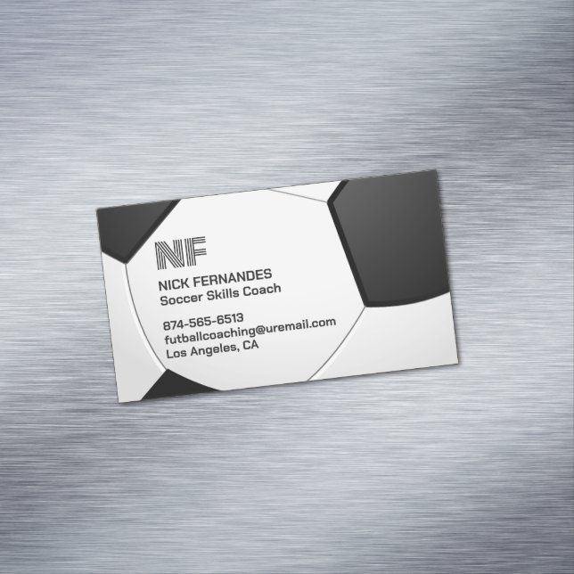 Carte De Visite Magnétique Football (In Situ)