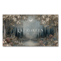 Forêt Éthérée Nuit Étoilée au Clair de Lune Flore 
