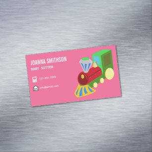 Carte De Visite Magnétique Garde d'enfants Gardergarten Babysitter