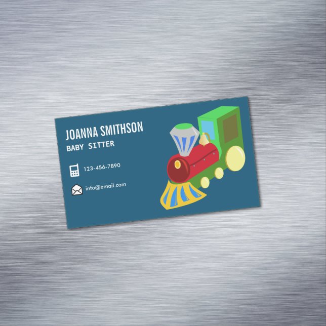 Carte De Visite Magnétique Garde d'enfants Gardergarten Babysitter (In Situ)