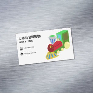 Carte De Visite Magnétique Garde d'enfants Garderie Jardin d'enfants Baby-sit