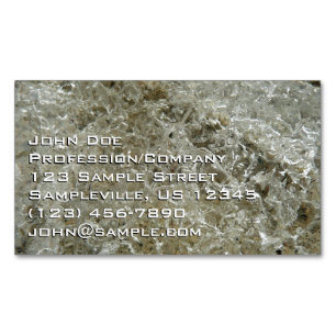 Carte De Visite Magnétique Glace glaciaire Texture nature Abstraite