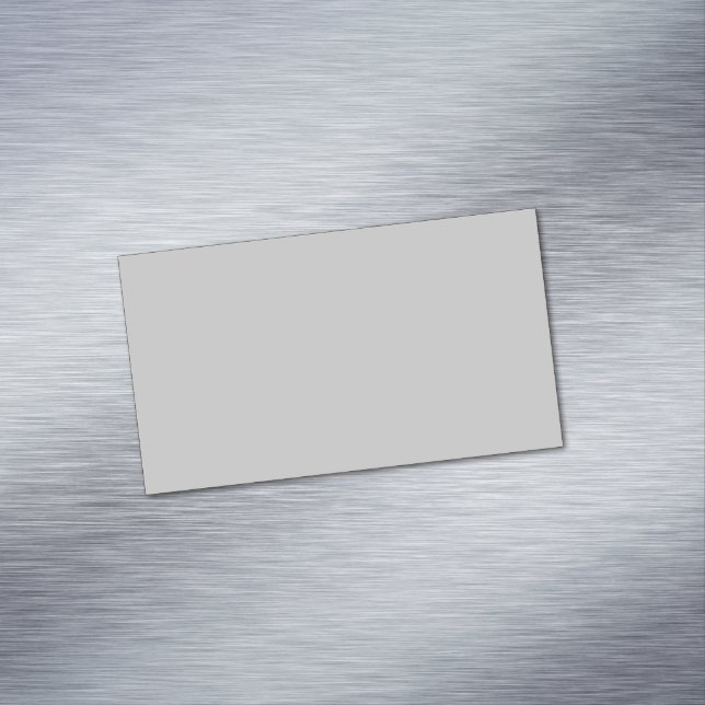 Carte De Visite Magnétique Gris Géométrique Pâle Doux (In Situ)