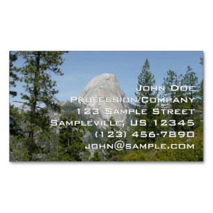 Carte De Visite Magnétique Half Dome depuis Panorama Trail II