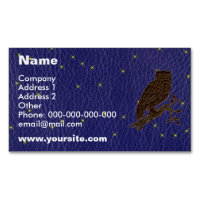 Hibou simili cuir de zodiaque de Natif américain