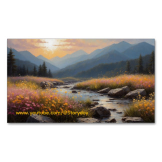 Carte De Visite Magnétique Histoire du paysage