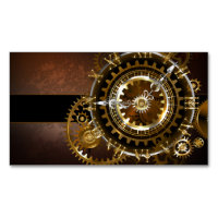Horloge Steampunk avec des engrenages anciens