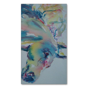 Carte De Visite Magnétique Horse de Many Colors