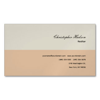 Carte De Visite Magnétique Immobilier simple professionnel