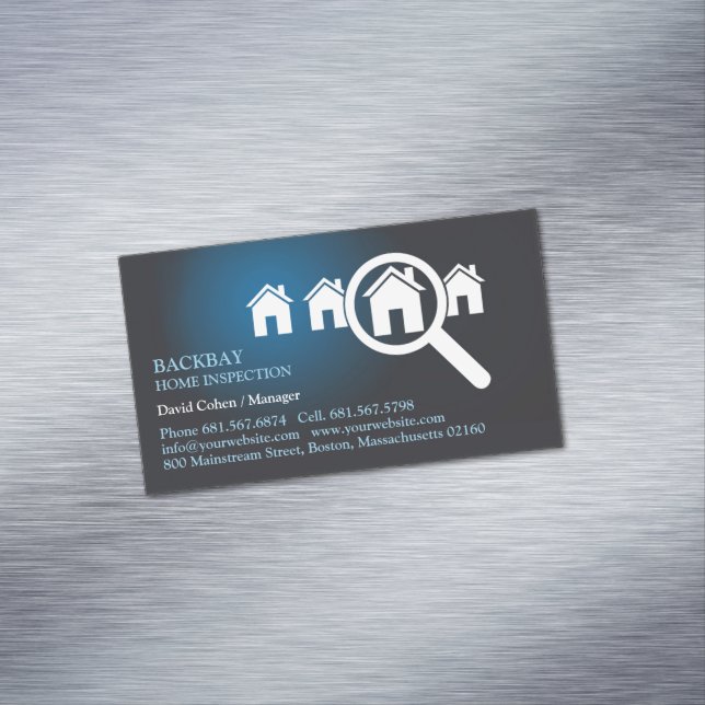 Carte De Visite Magnétique Inspection à domicile (In Situ)