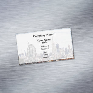 Carte De Visite Magnétique Jersey City