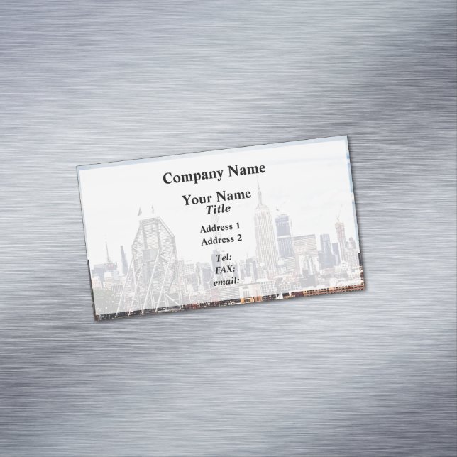 Carte De Visite Magnétique Jersey City (In Situ)
