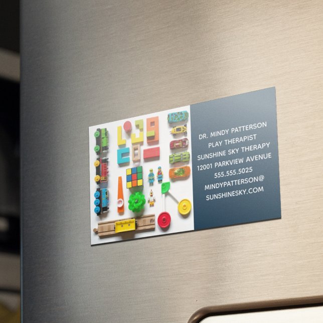 Carte De Visite Magnétique Jouet Thérapiste Psychologue Enfant Conseiller Toy (Créateur téléchargé)