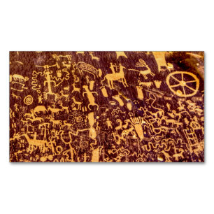 Carte De Visite Magnétique Journal Rock American Indian Utah