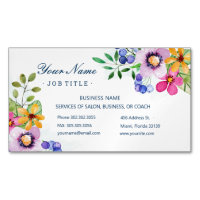 Joyeuses couleurs primaires Aquarelle Floral 2 Sal