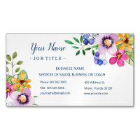 Joyeuses couleurs primaires Aquarelle Floral Salon