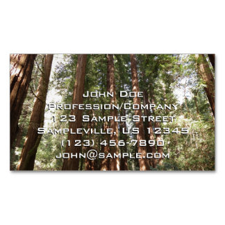 Carte De Visite Magnétique Jusqu'aux Séquoias II à Muir Woods National Monume