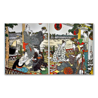 Carte De Visite Magnétique Le Restaurant Shikian, version Comics