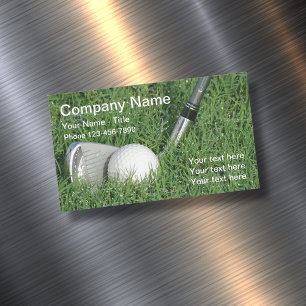Carte De Visite Magnétique Leçons de golf professionnelles