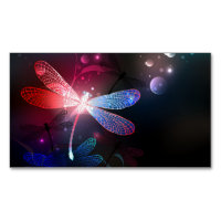libellule rouge brillante