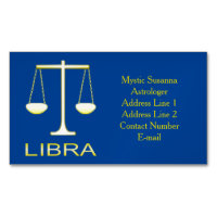 Libra Golden Scales Star Sign Custom