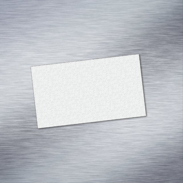 Carte De Visite Magnétique Light Gray Geometric Floral Pattern (In Situ)
