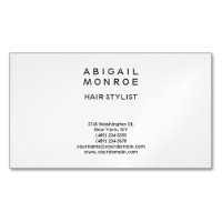 Linge moderne minimaliste professionnel blanc clai