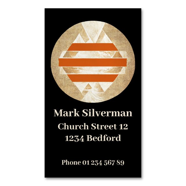 Carte De Visite Magnétique Logo Nikias (devant Vertical)