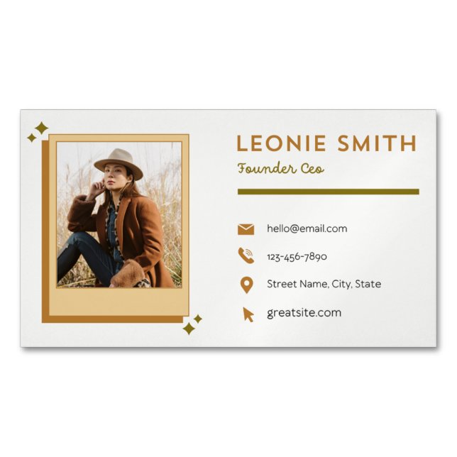 Carte De Visite Magnétique Lundis à Amsterdam (devant)