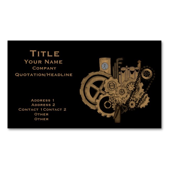 Carte De Visite Magnétique Machines à vapeur (Brassy) (devant)