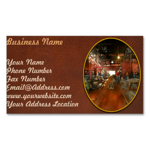 Carte De Visite Magnétique Machiniste - Pompage pièces 1905