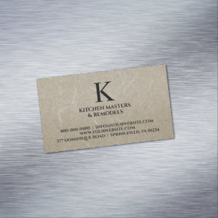 Carte De Visite Magnétique Maçonnerie de cabine