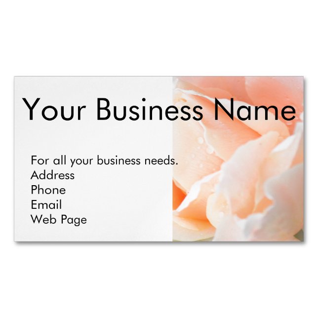 Carte De Visite Magnétique Magnetic Business Cards - Self Promotion (devant)