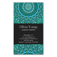 Mandala de fleur de turquoise