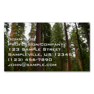 Carte De Visite Magnétique Mariposa Grove dans le parc national de Yosemite
