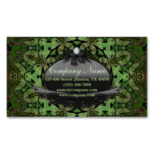 Carte De Visite Magnétique massothérapeute holistique Yoga Mandala